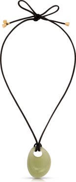 Ettika Resin Medallion Necklace