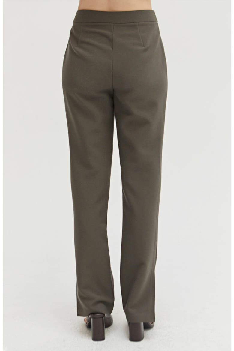 Straight Leg Trousers, Alternate, color, Grey