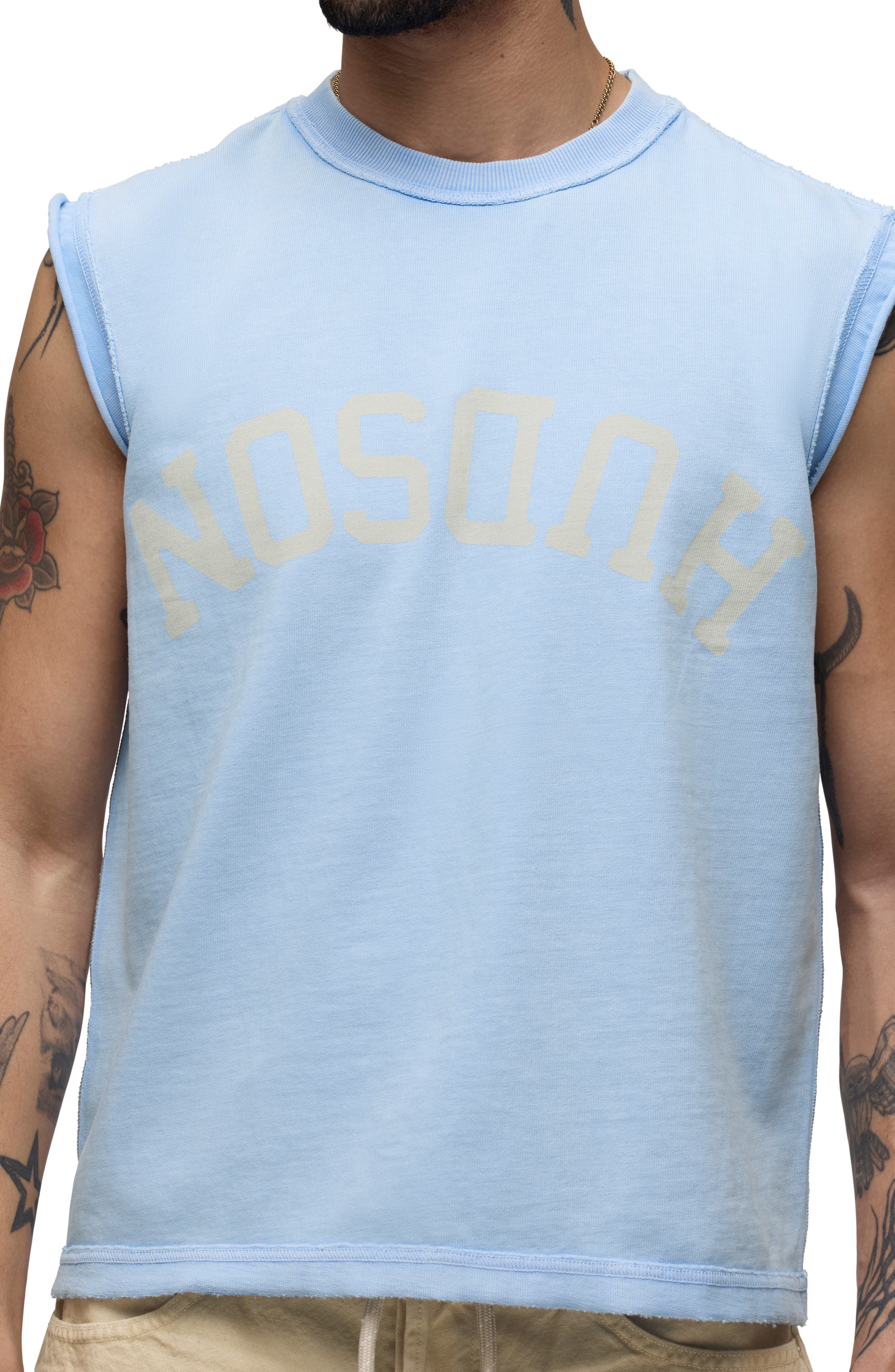Hudson Jeans Leo Cut Off Logo Graphic T-Shirt (Men) | Nordstrom