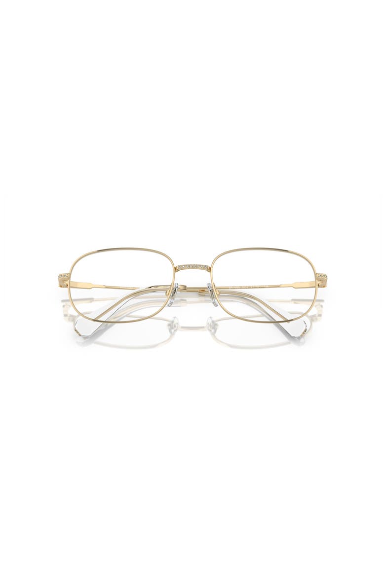 54mm Rectangle optical glasses, Alternate, color, Gold