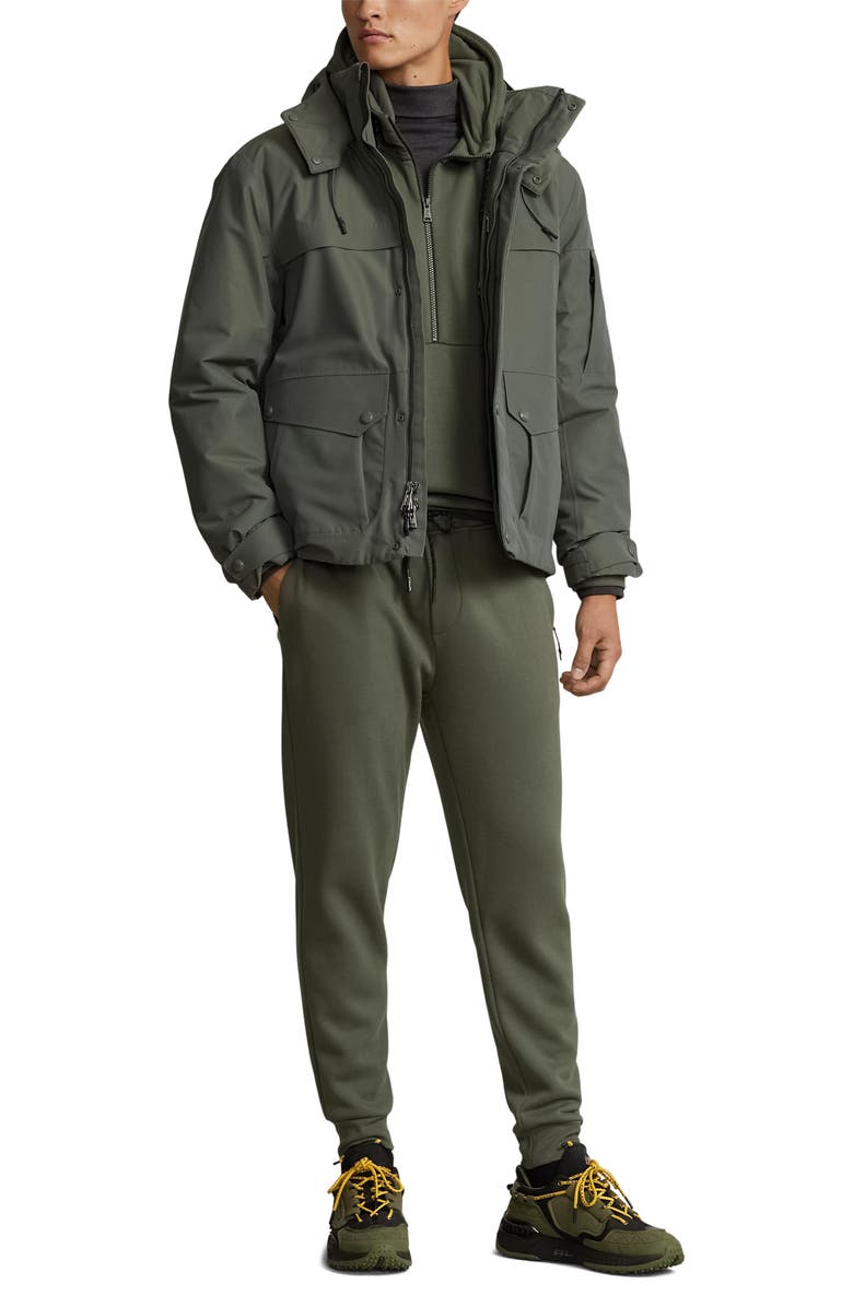 Polo Ralph Lauren Rhodes Hooded Jacket, Alternate, color, Fossil Green