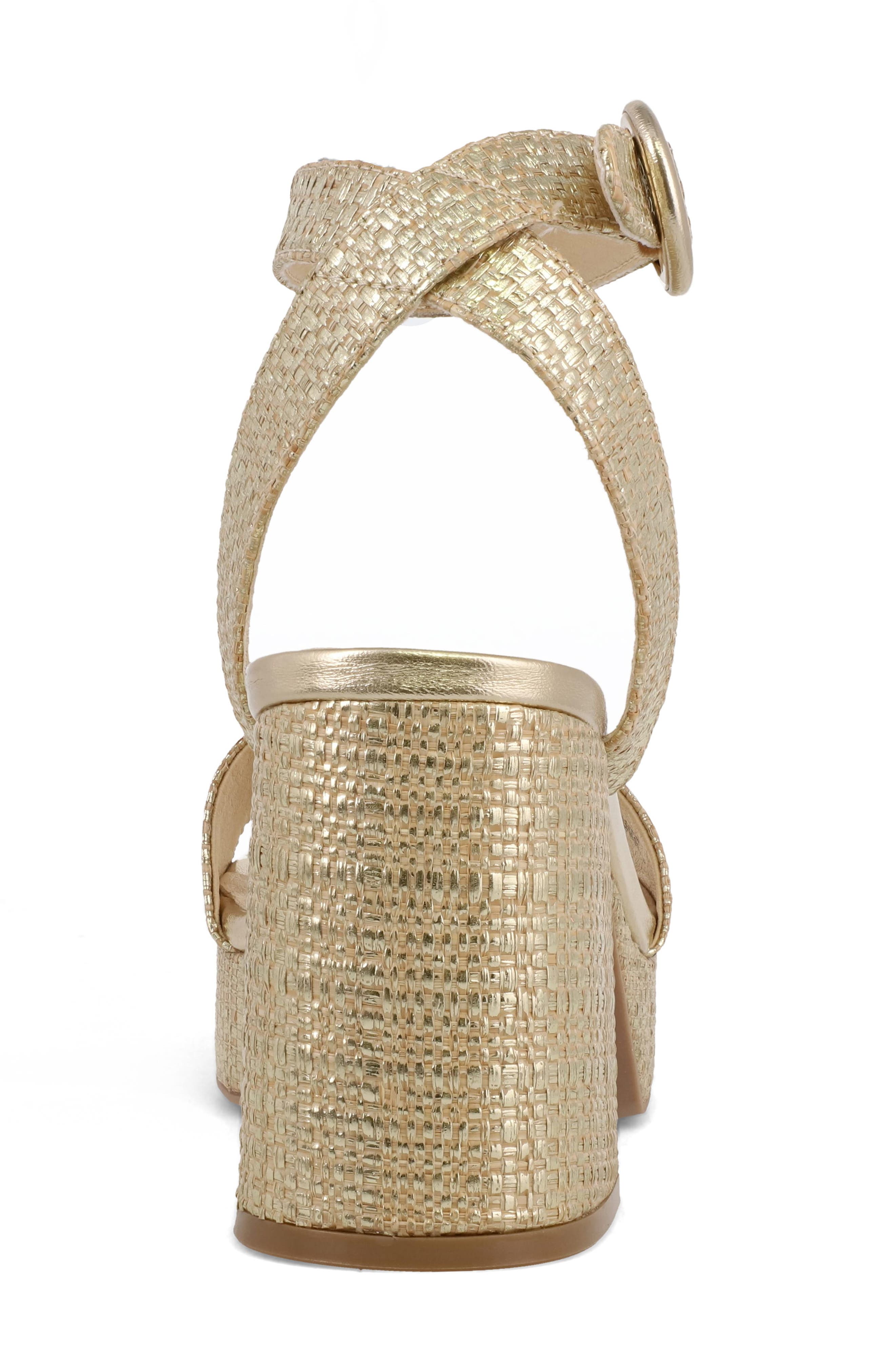 Renee Sandal, Alternate, color, GOLD