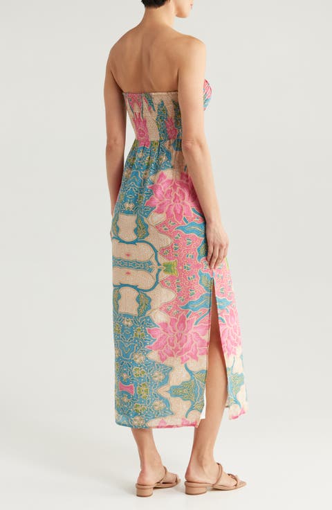 Bowie Strapless Maxi Cover-Up Sundress