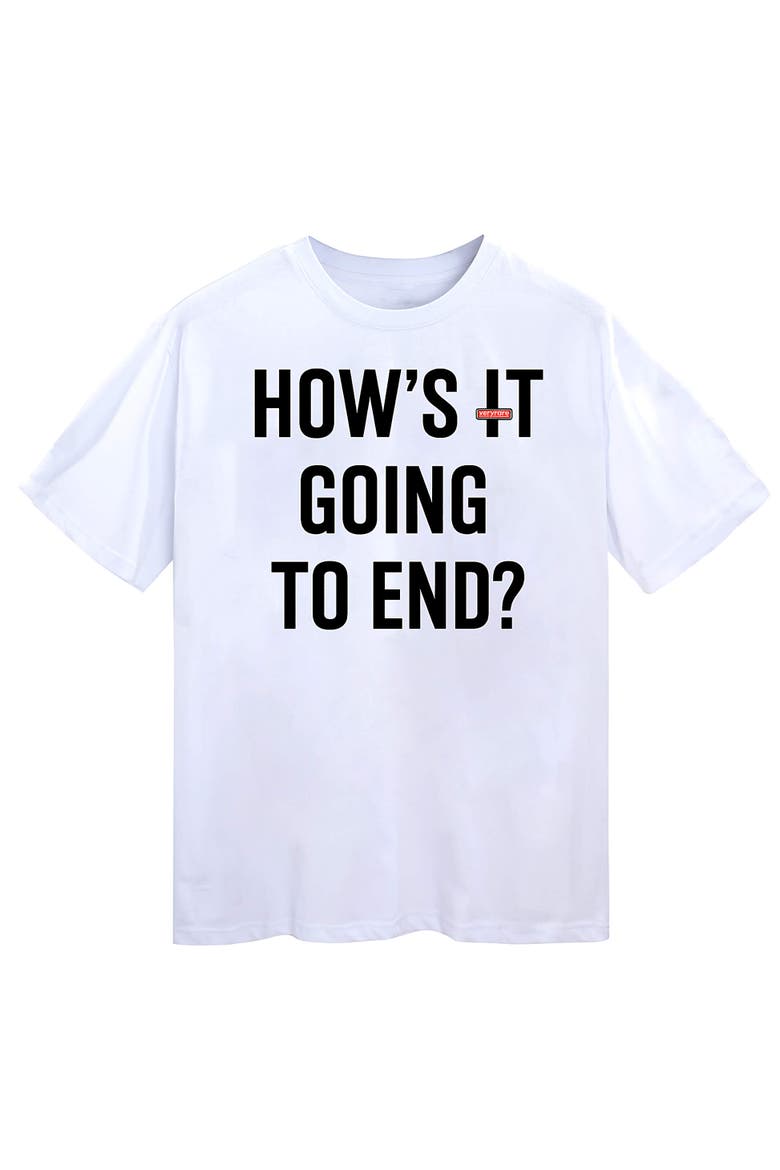 The End Tee, Main, color, White