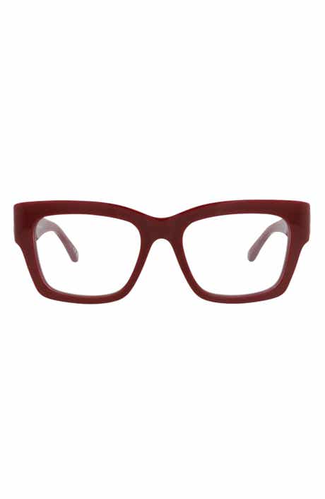 Balenciaga 52mm Square Optical Glasses