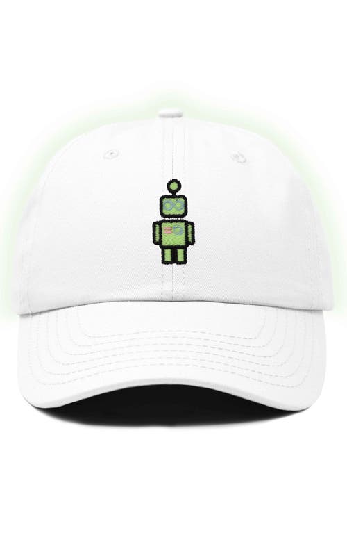 Dalix Robot Hat In White