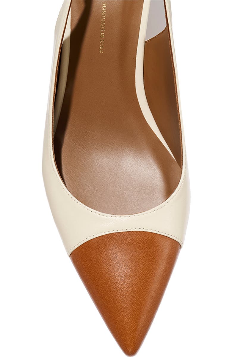 MARGAUX The Colette, Alternate, color, Cotton And Saddle Nappa