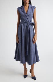 Carolina Herrera Sleeveless Midi Trench Dress