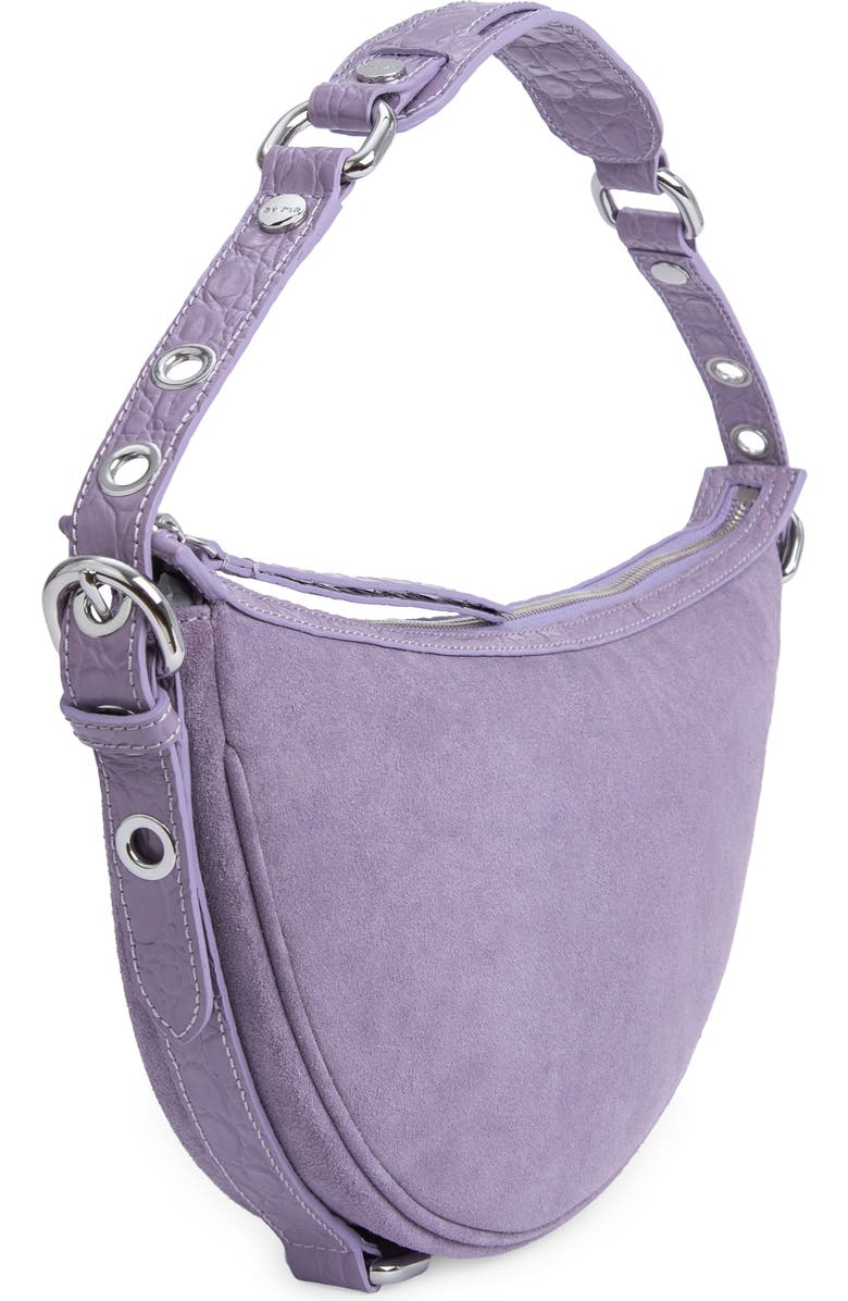By Far Gib Suede Shoulder Bag, Alternate, color,