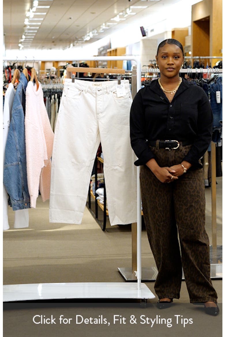 The Darted Barrel Leg Jeans video