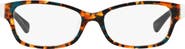 COACH 52mm Rectangular Optical Glasses