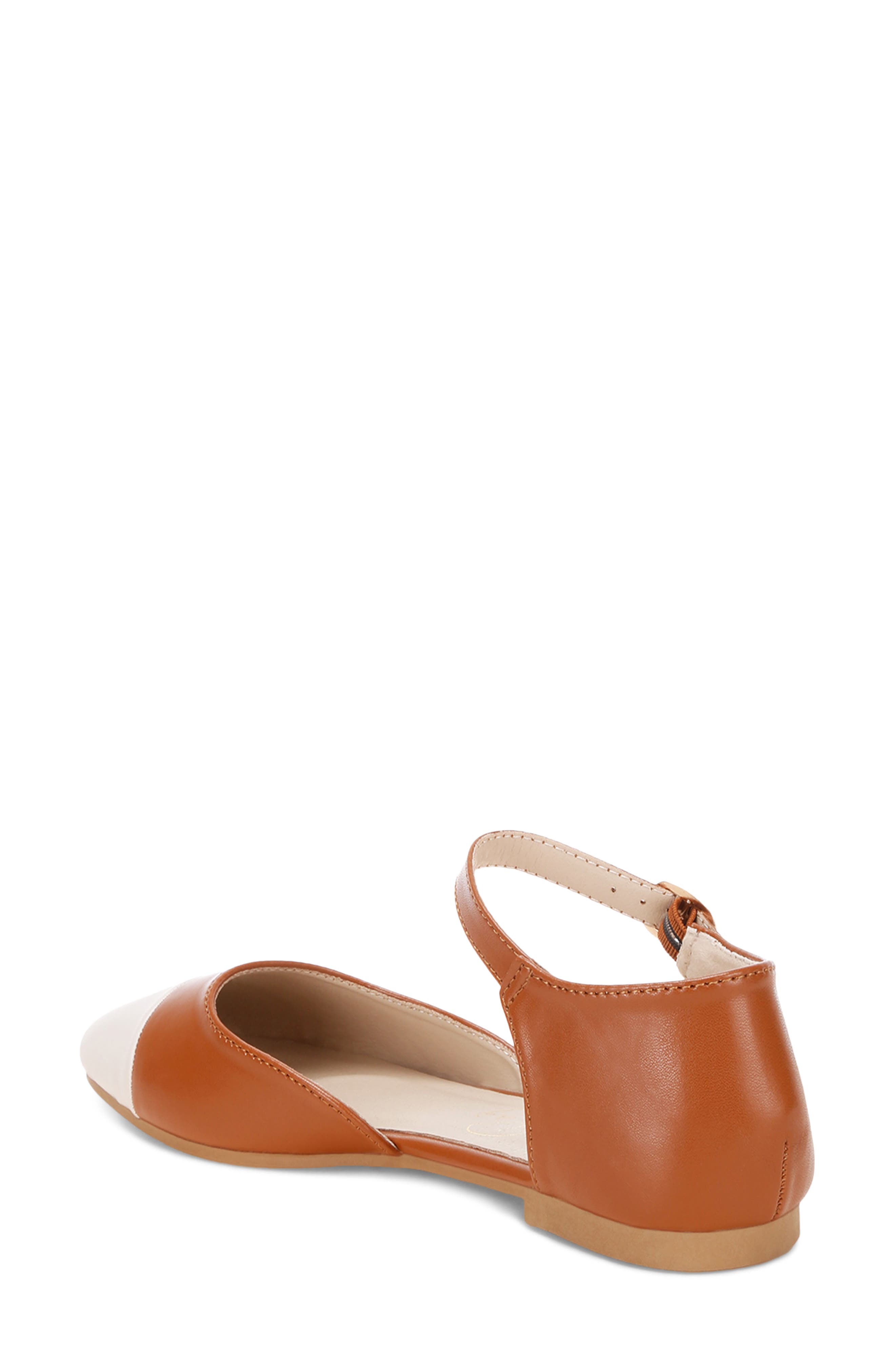 Montclair Cap Toe Flat, Alternate, color, TAN