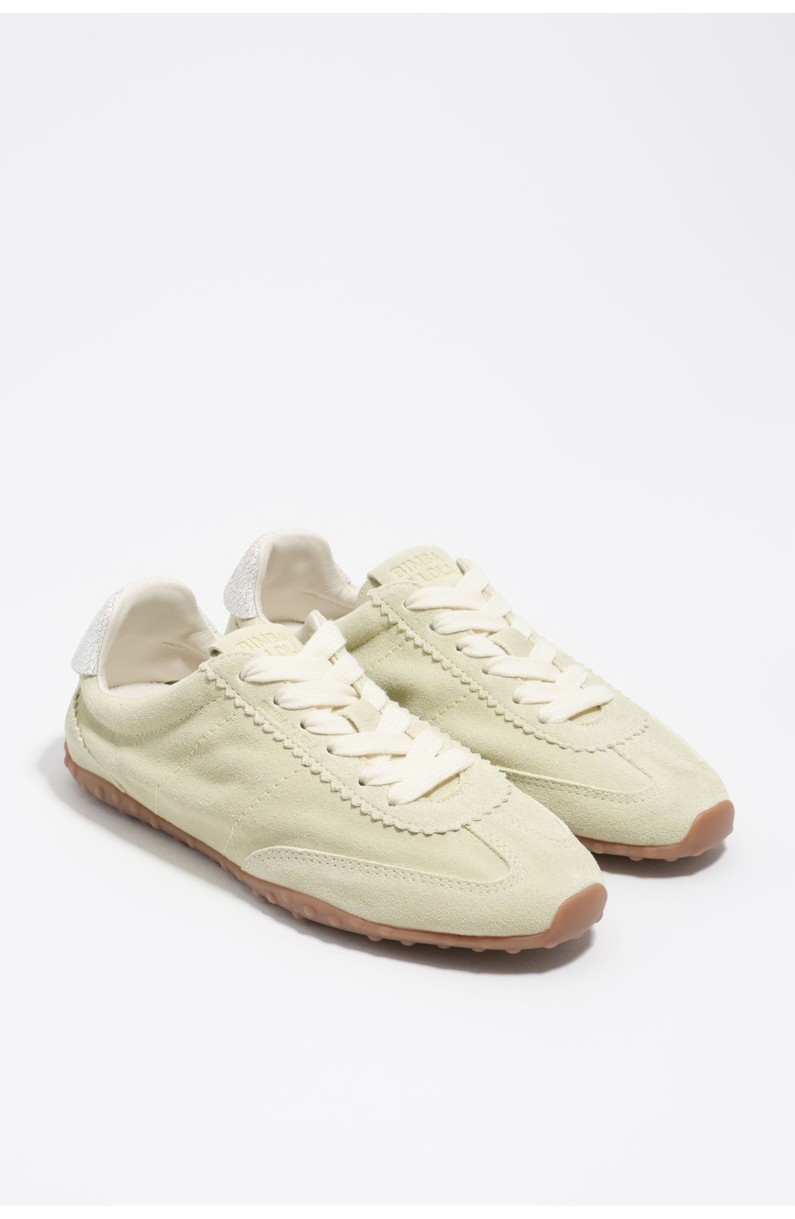 Suede Nylon 13 29 Sneaker, Alternate, color, LIGHT YELLOW