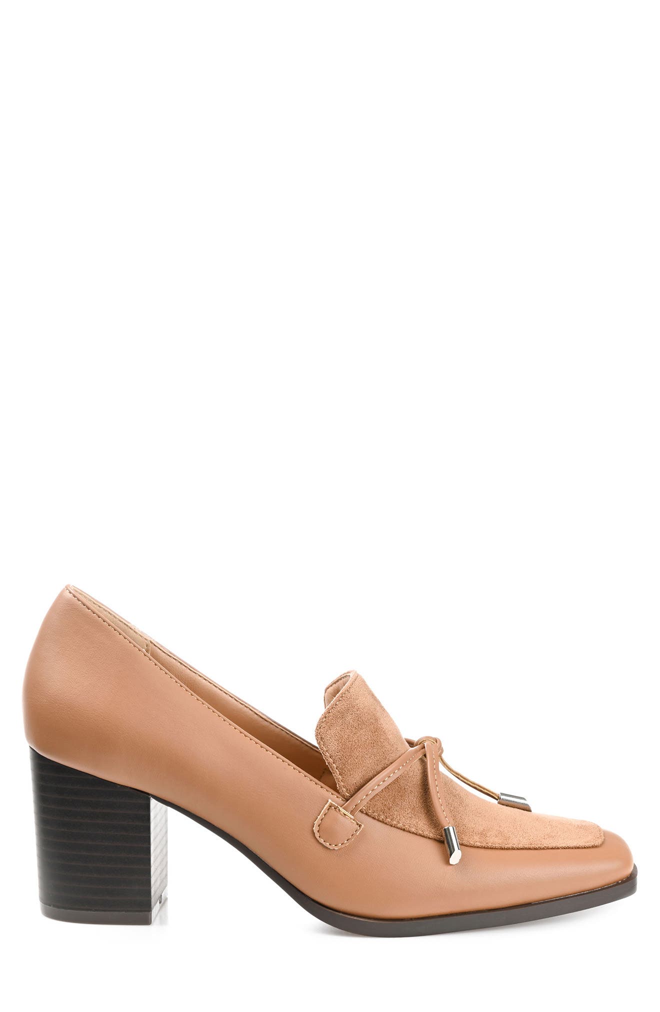 Journee Collection Crawford Vegan Leather Pump, Alternate, color, Taupe