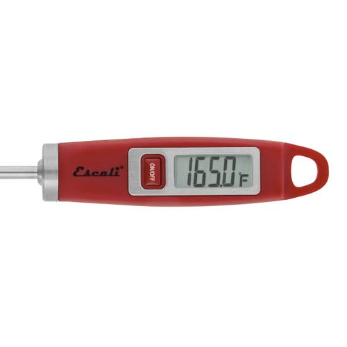 Escali Gourmet Digital Thermometer In Red