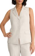 Jones New York Seersucker Stripe Vest