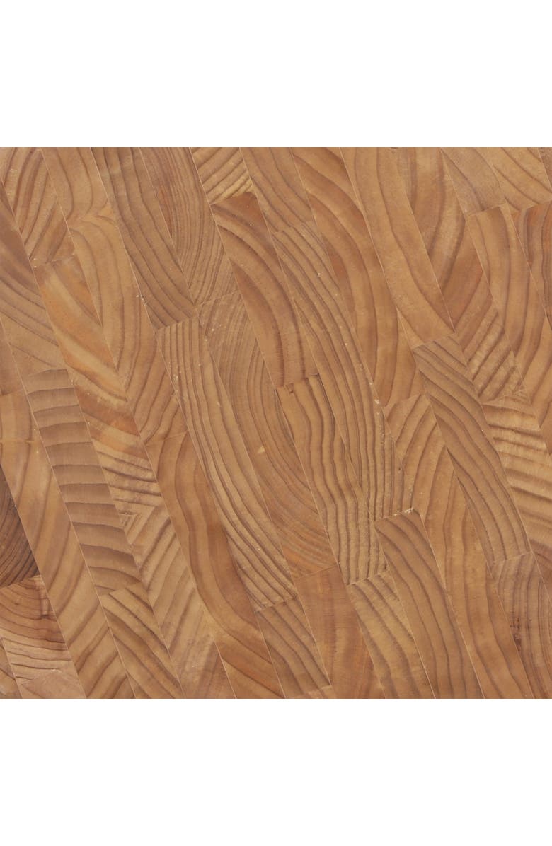 Dovetail Furniture Kyoto Reclaimed Pine Wood Round Side Table, Alternate, color, Natural