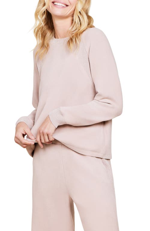 BAREFOOT DREAMS BAREFOOT DREAMS MALIBU COLLECTION® BRUSHED FLEECE SWEATSHIRT