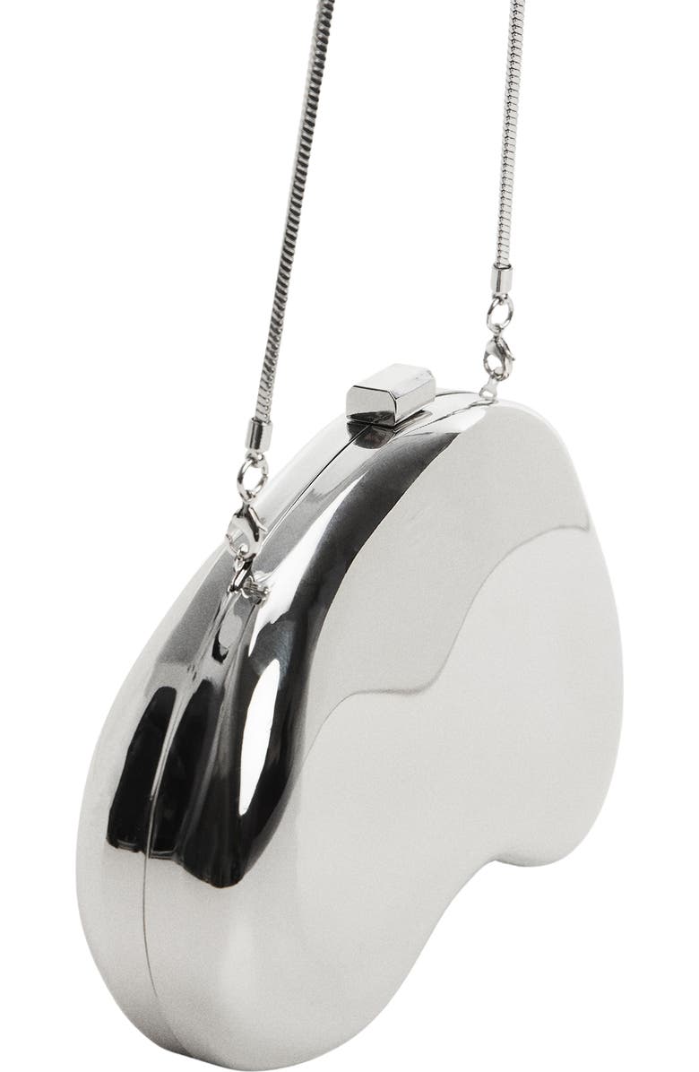 MANGO Metallic Frame Clutch, Alternate, color,