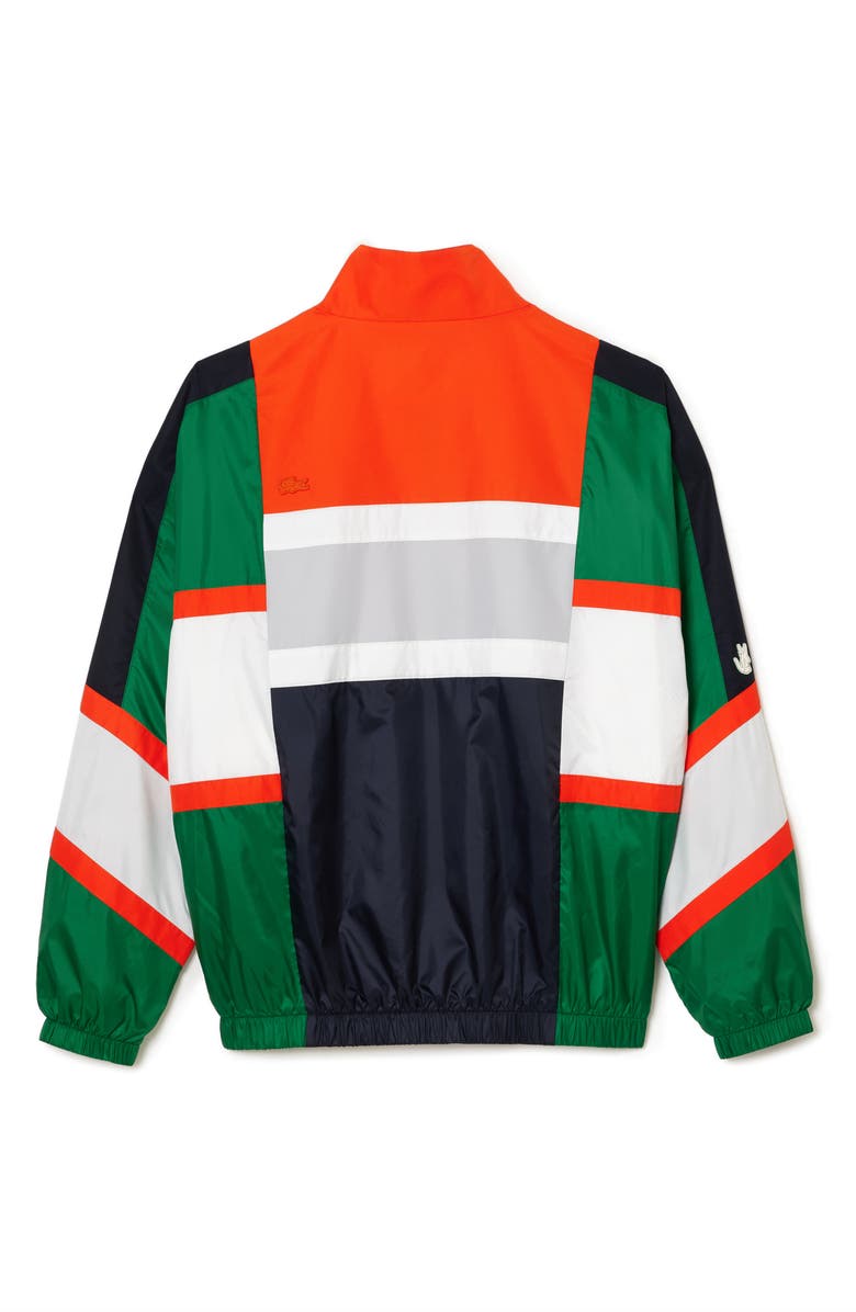 Lacoste Colorblock Windbreaker, Alternate, color, Qiu Roquette/ Multico