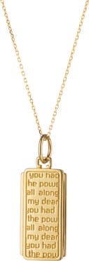 Monica Rich Kosann 18K Gold Dorothy Medallion Necklace