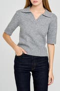 WAYF Shiloh Polo Sweater