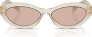 Prada 55mm Irregular Sunglasses