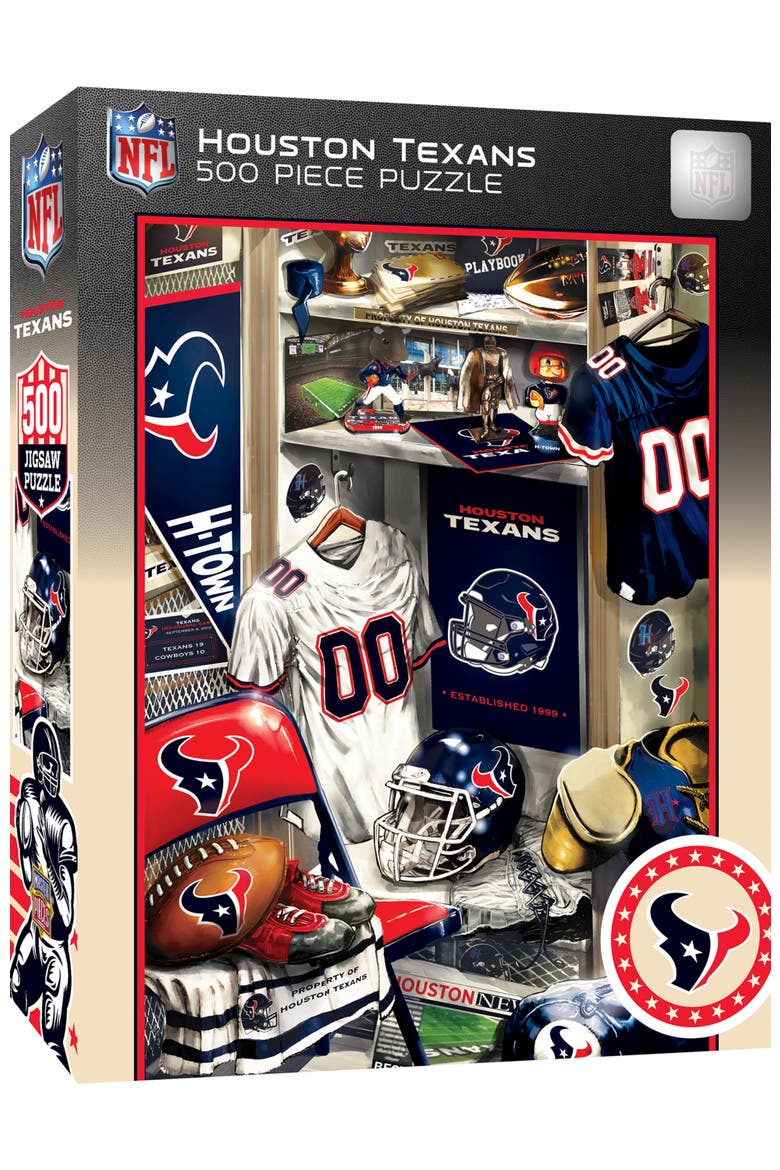 Houston Texans Locker Room 500pc Puzzle, Main, color, Multicolor