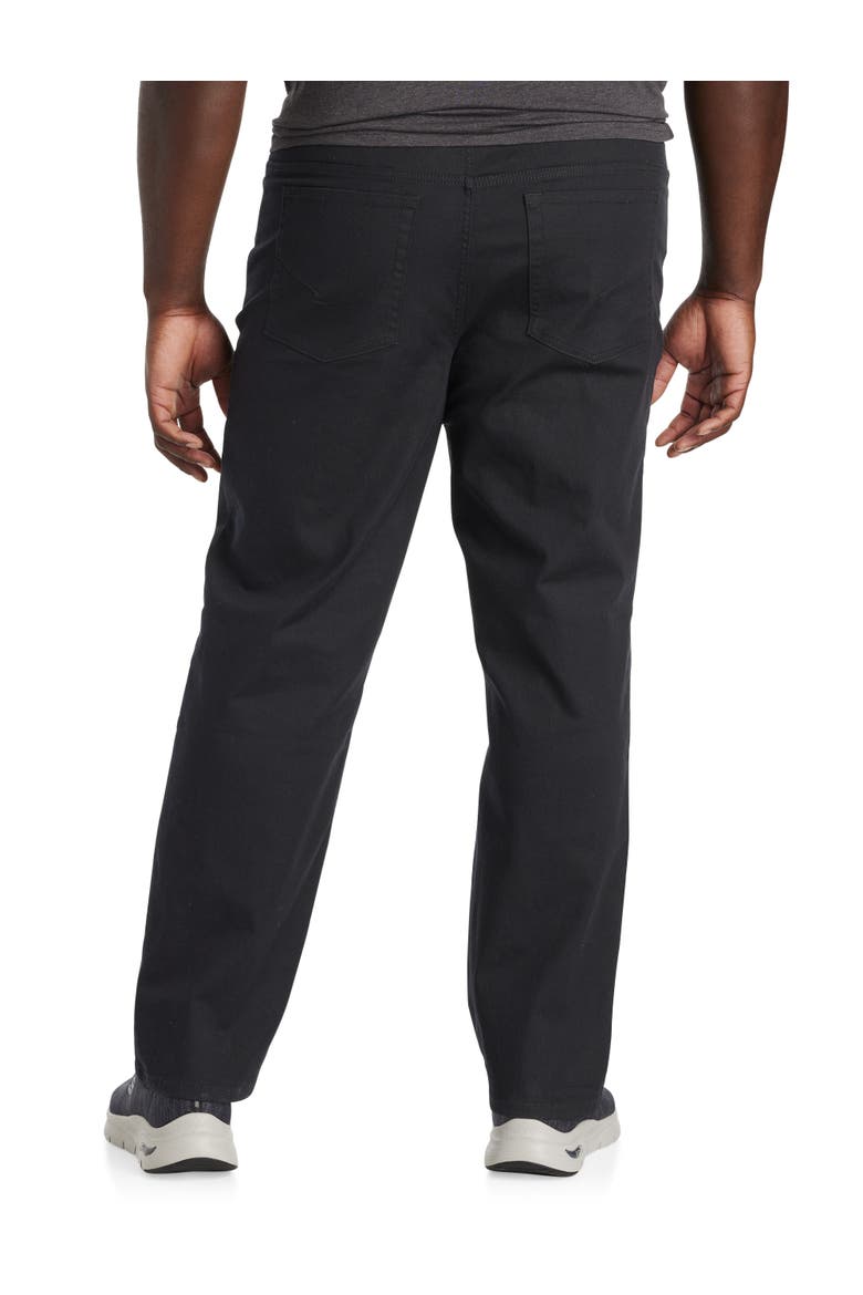 Big & Tall Black Loose-Fit Stretch Jeans, Alternate, color, BLACK