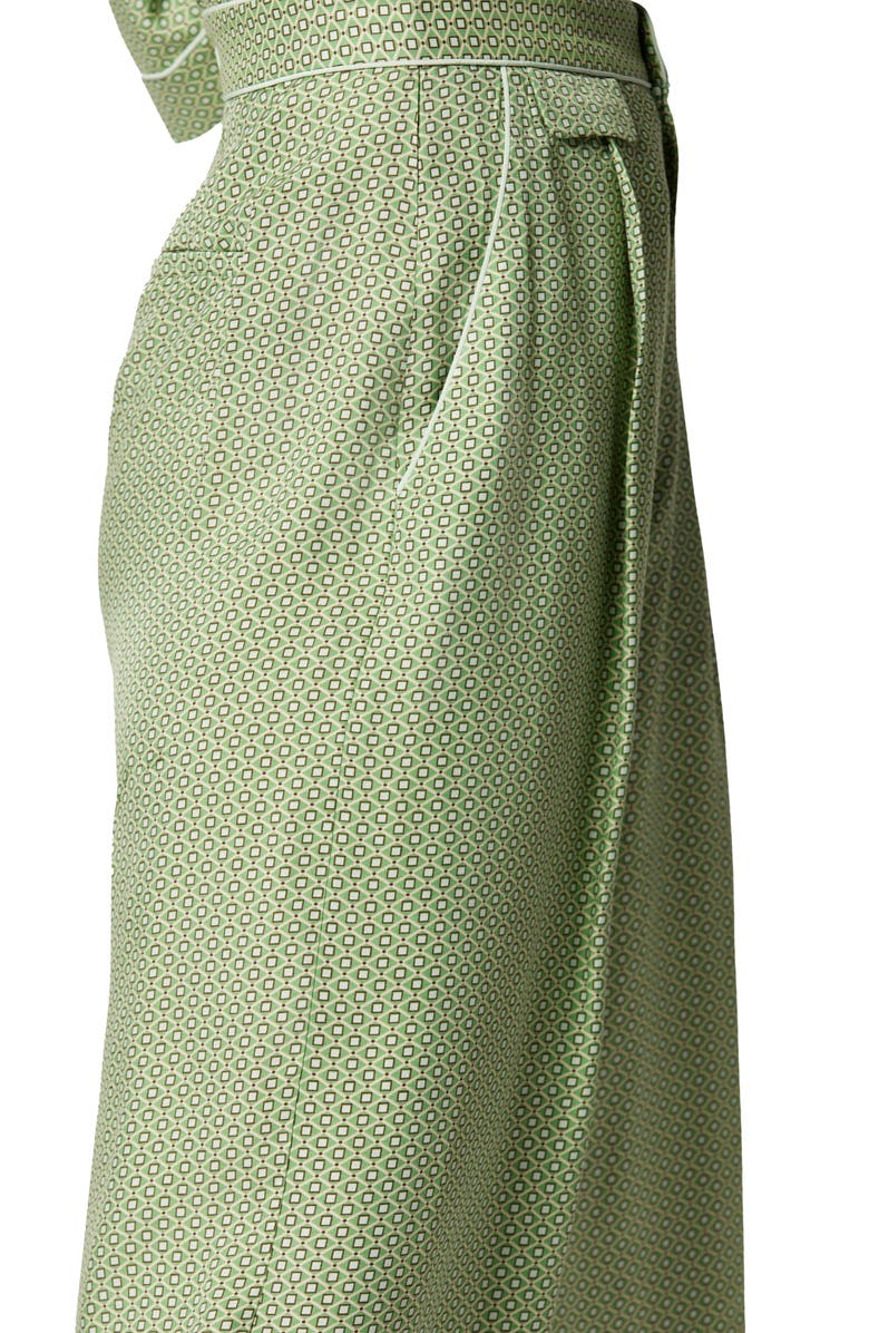 Equipment Allete Crop Wide Leg Pants, Alternate, color, Jadesheen Multi