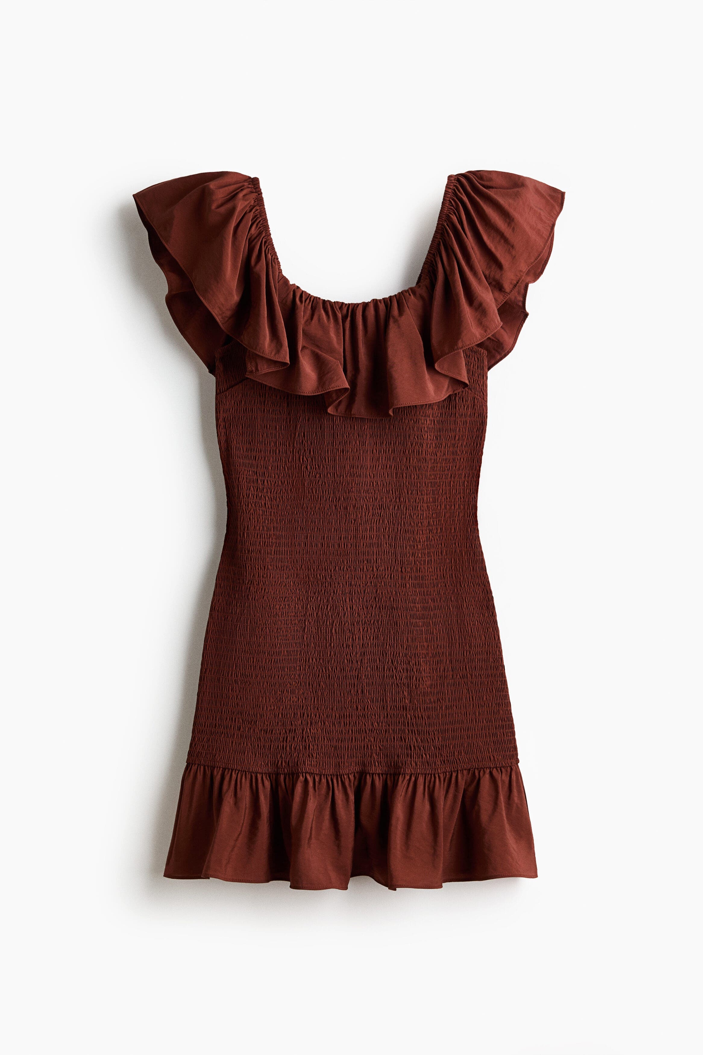 Flounced Off-the-shoulder Dress - image 3