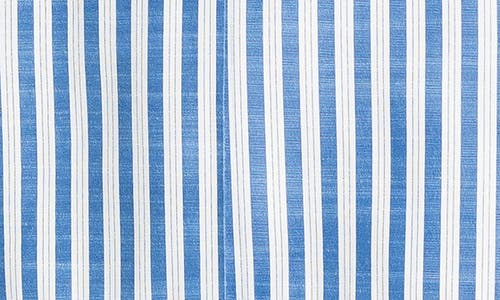 Max Studio Stripe Elbow Sleeve Button-up Shirt