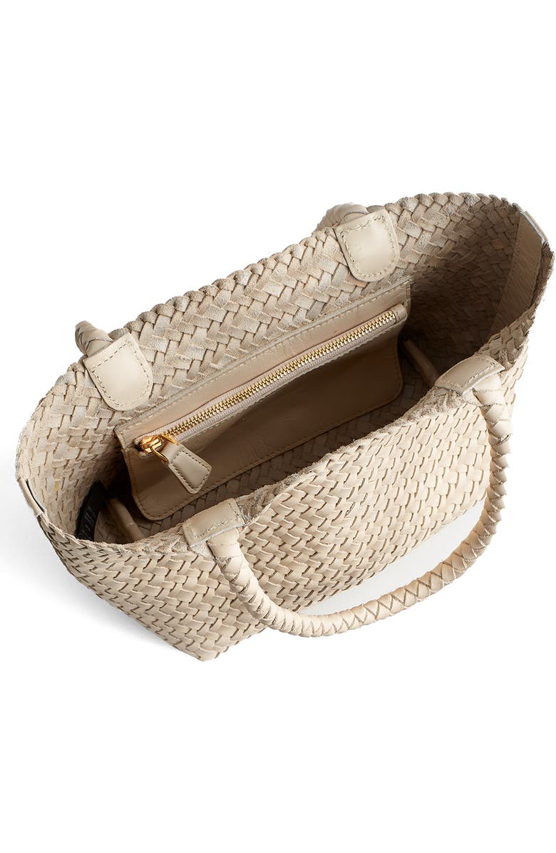 Madewell Handwoven Mini Tote, Alternate, color, Alabaster