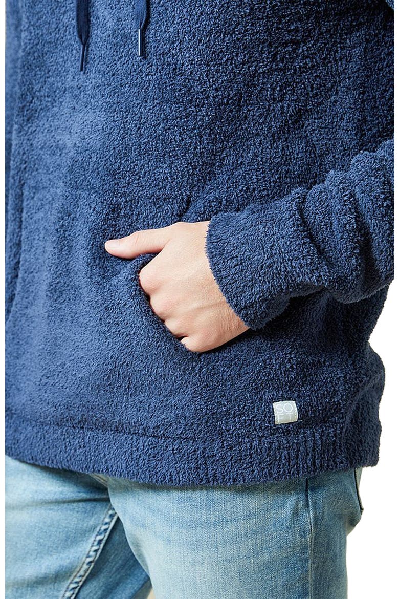Ultra-Soft Men's Marshmallow Hooded Sweatshirt, Alternate, color, Midnight