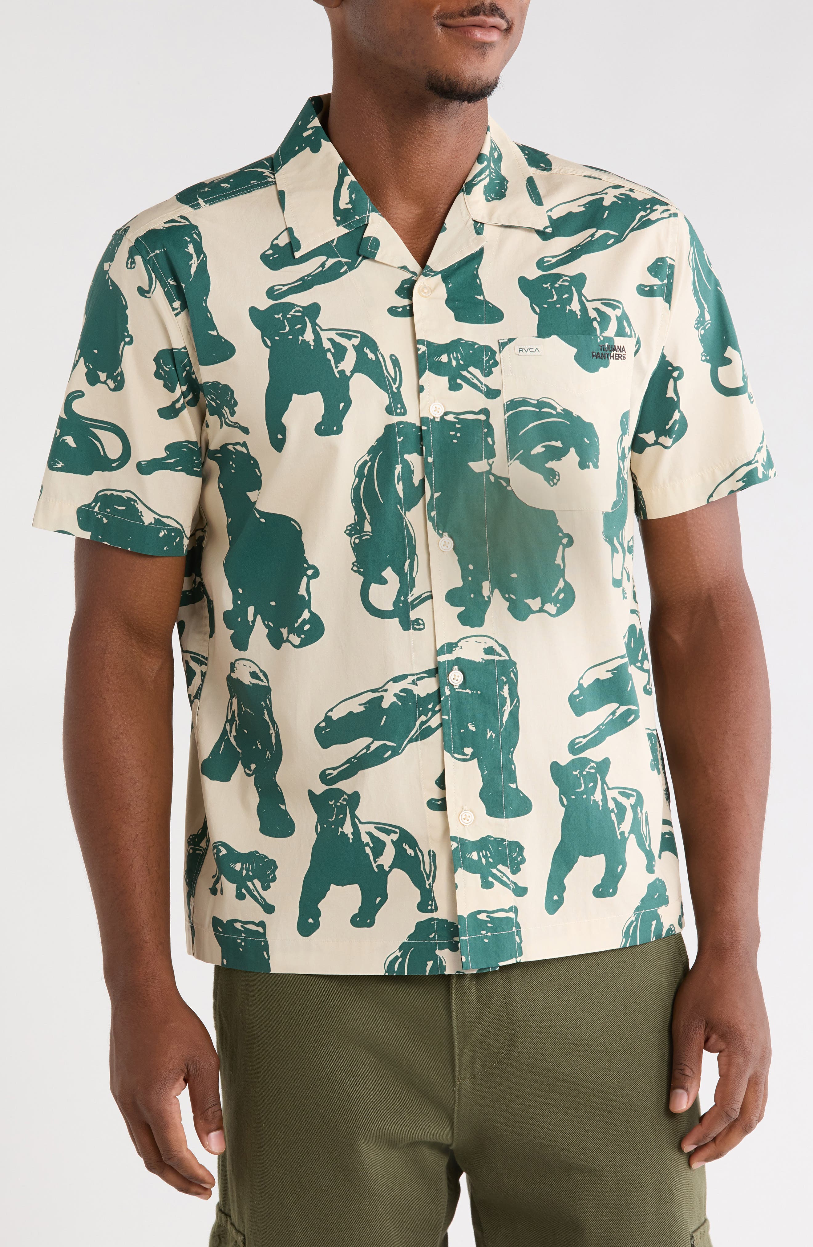 x Tijuana Panthers All Over Camp Shirt