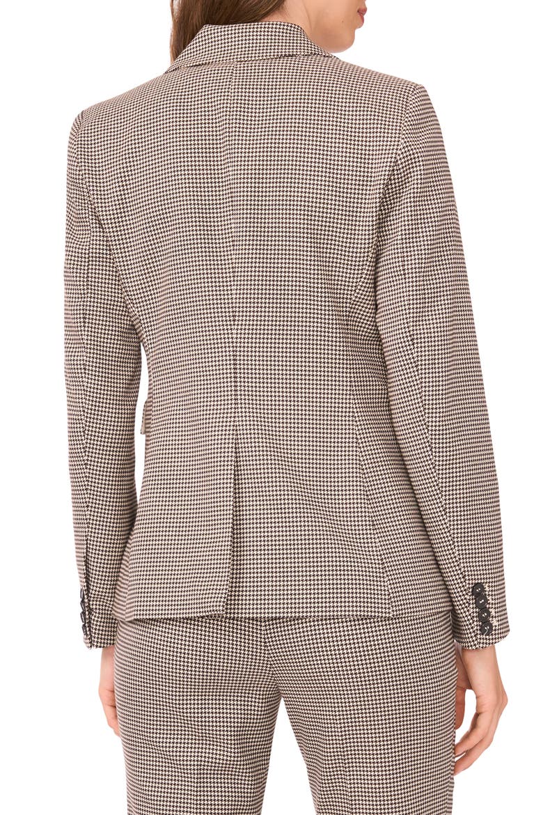Double Breasted Houndstooth Blazer, Alternate, color, ARCTIC WOLF