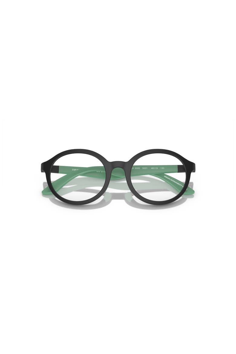 48mm Round optical glasses, Alternate, color, Black