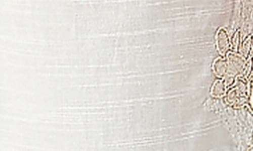 Boamar Bandy Halter Cotton Blend Cover-up Top In White