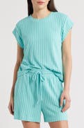 CITY BLUES Rib Knit Top