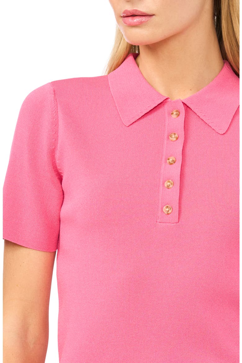 Ronni Polo Sweater, Alternate, color, PENELOPE PINK