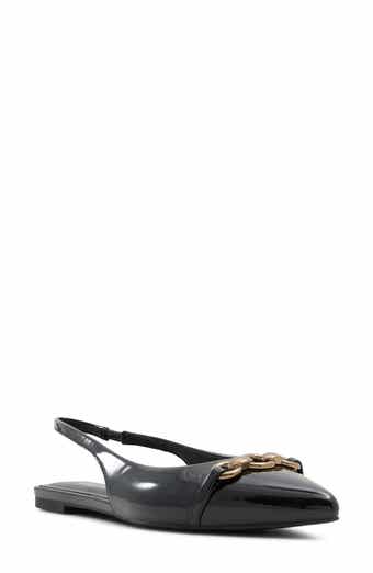Darya Faux Leather Slingback Flat