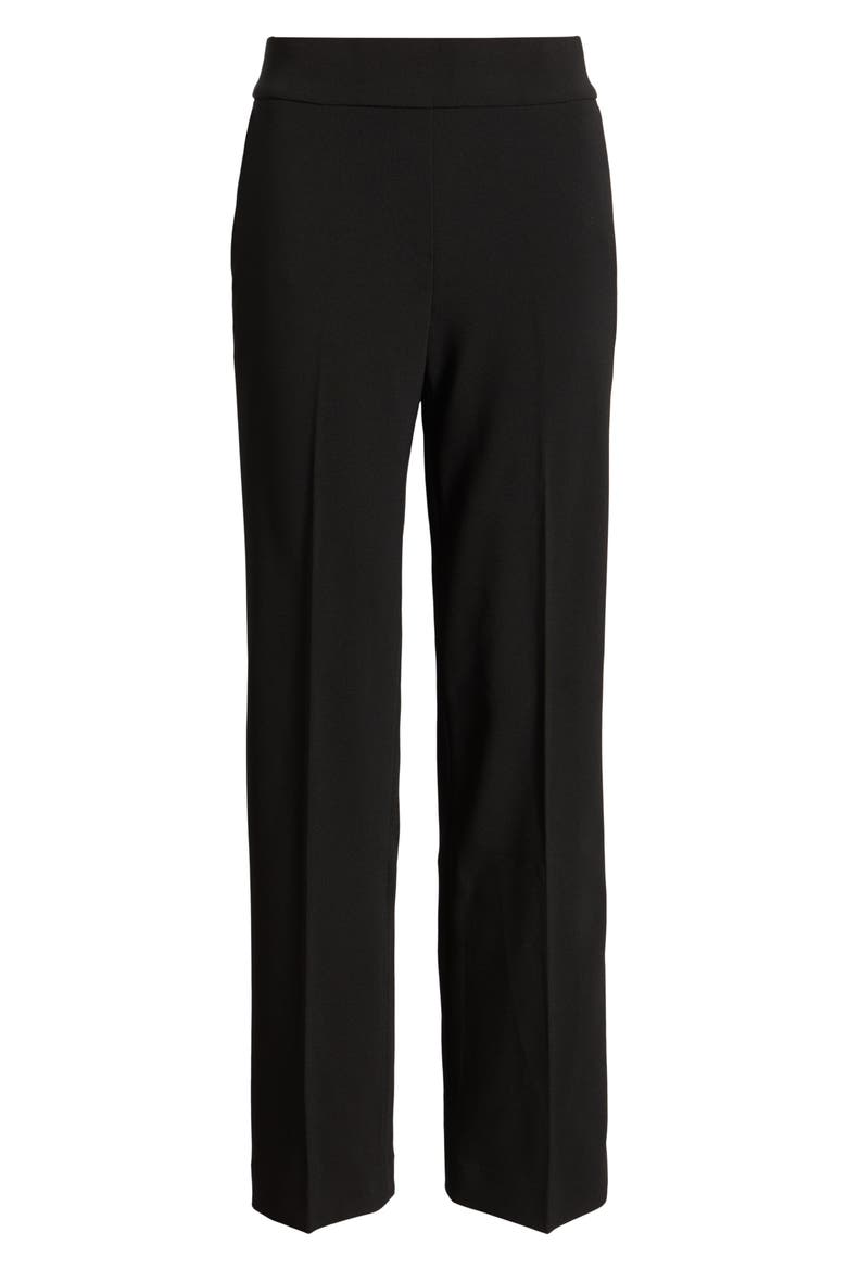 Grace High Waist Pull-On Pants, Alternate, color, ANNE BLACK