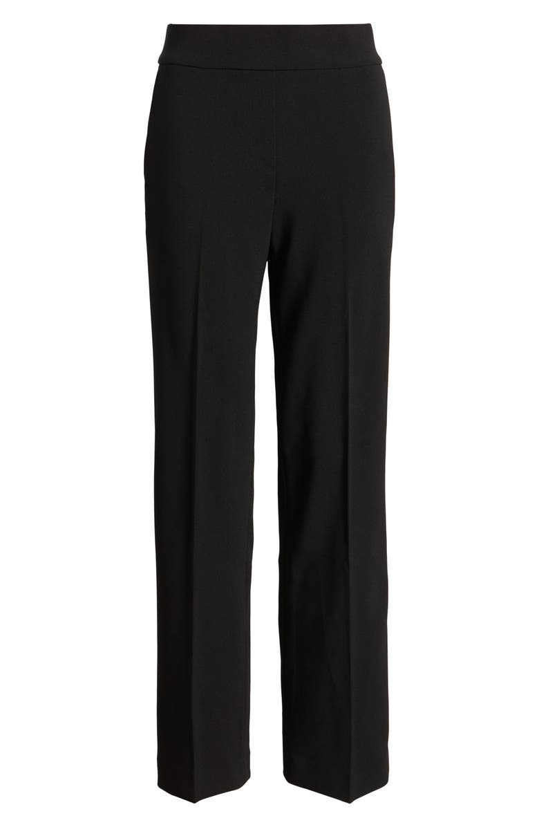 Anne Klein Grace High Waist Pull-On Pants, Alternate, color, Anne Black