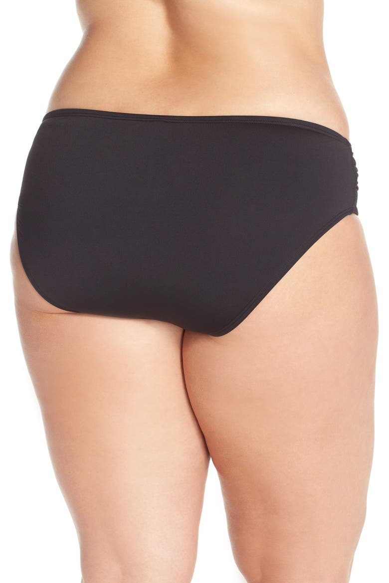 'Pearl' Bikini Bottoms (Nordstrom Exclusive), Alternate, color, BLACK
