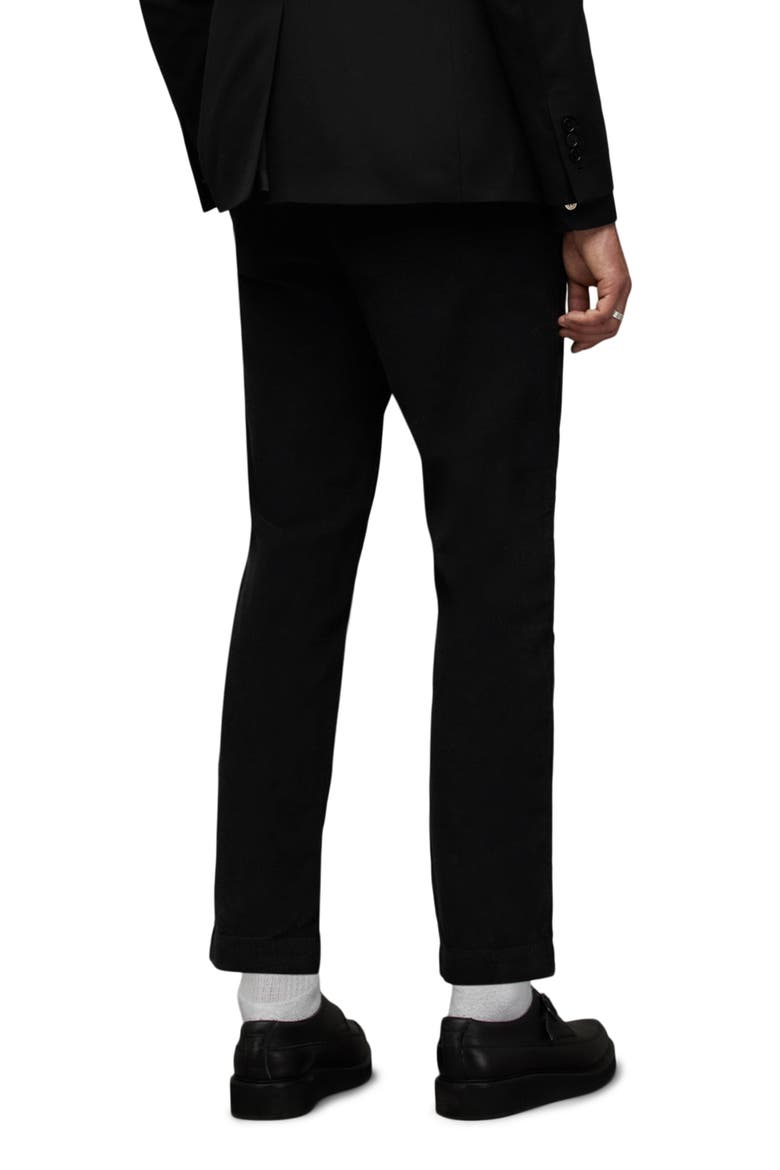 Sleid Flat Front Corduroy Pants, Alternate, color, CELESTIAL BLACK