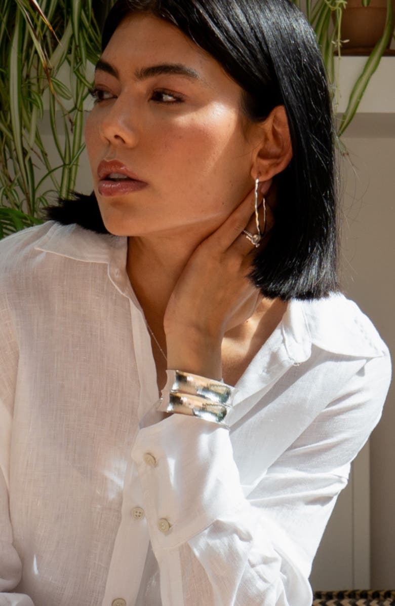 Dower 
Hall Double Concave Nomad Cuff, Alternate, color, Sterling Silver