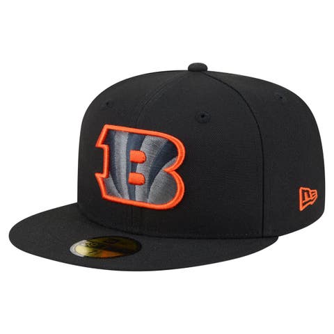 Men's New Era  Black Cincinnati Bengals Color Pop 59FIFTY Fitted Hat
