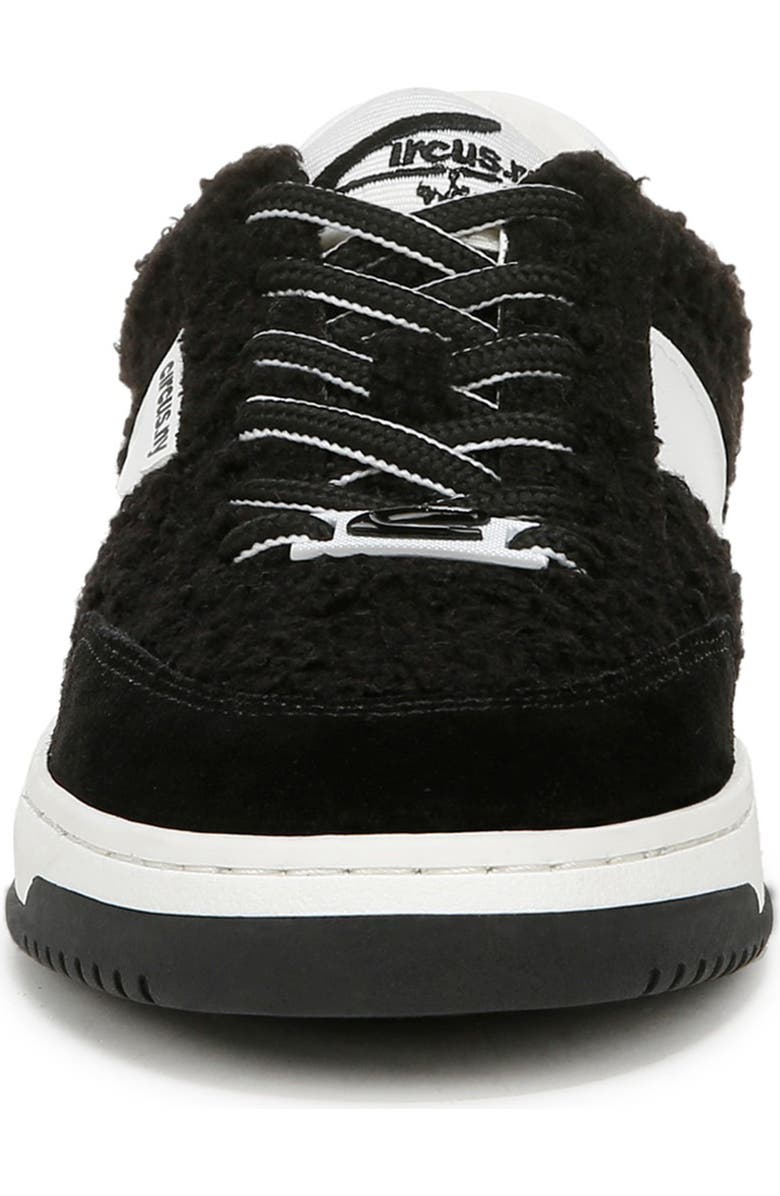 Circus NY by Sam Edelman Vance Cozy Faux Shearling Sneaker, Alternate, color, Black