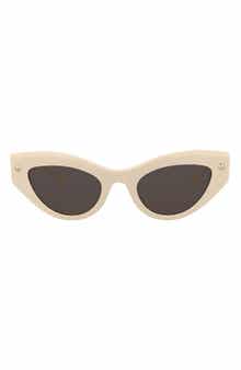 McQueen 52mm Cat Eye Sunglasses