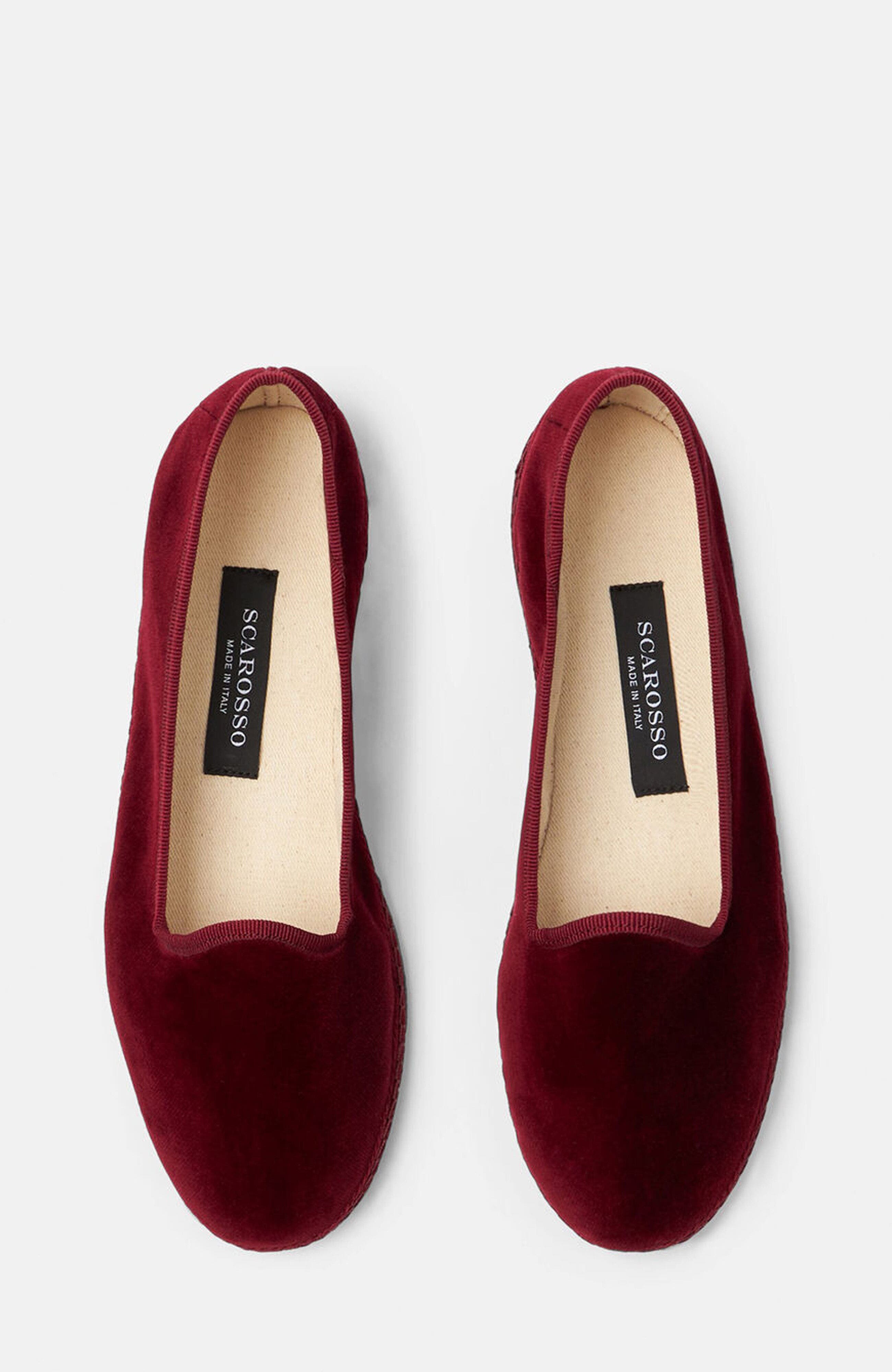 Valentina Slippers, Alternate, color, Burgundy - velvet